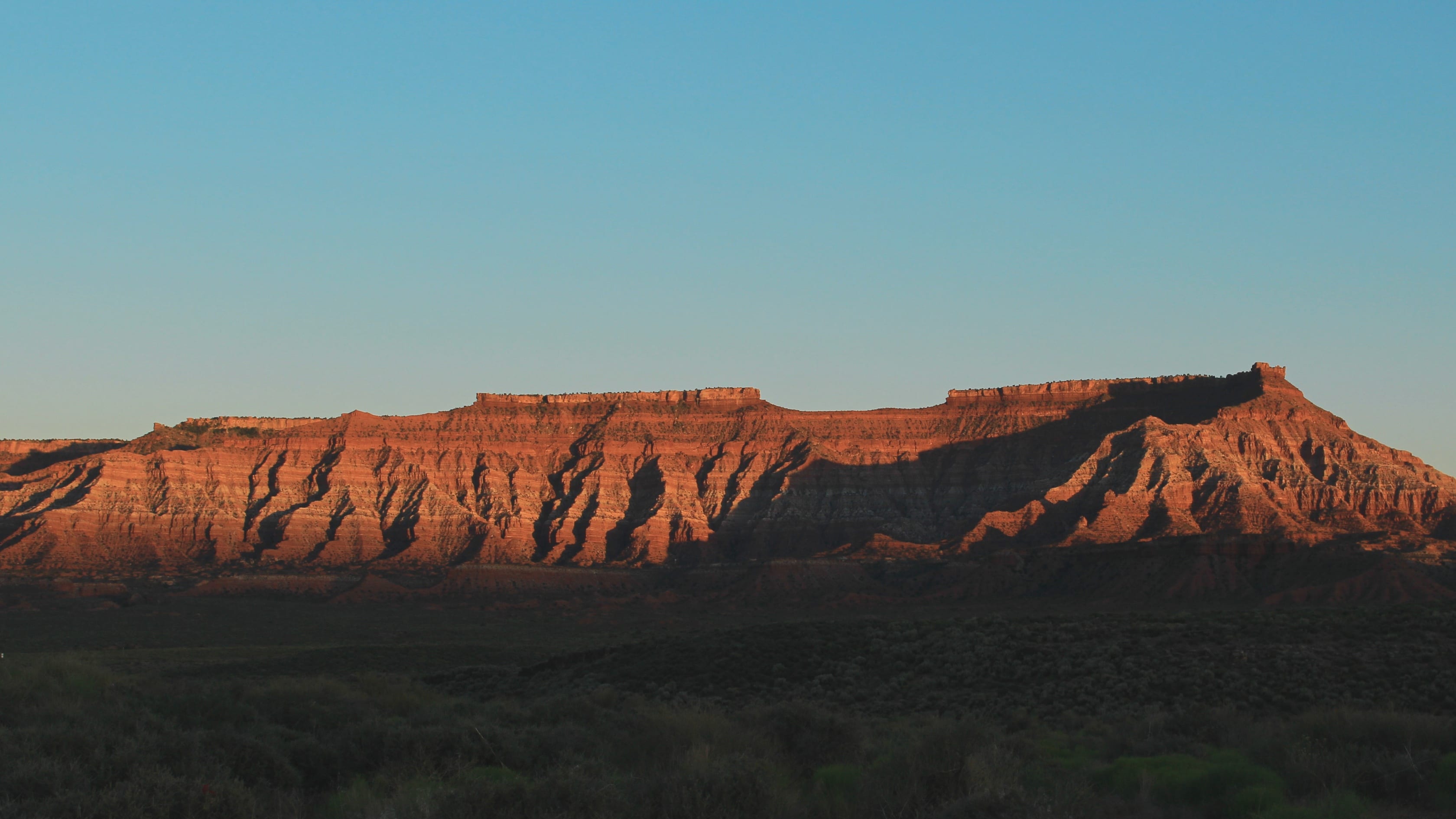 Southern Utah landscape at golden hour