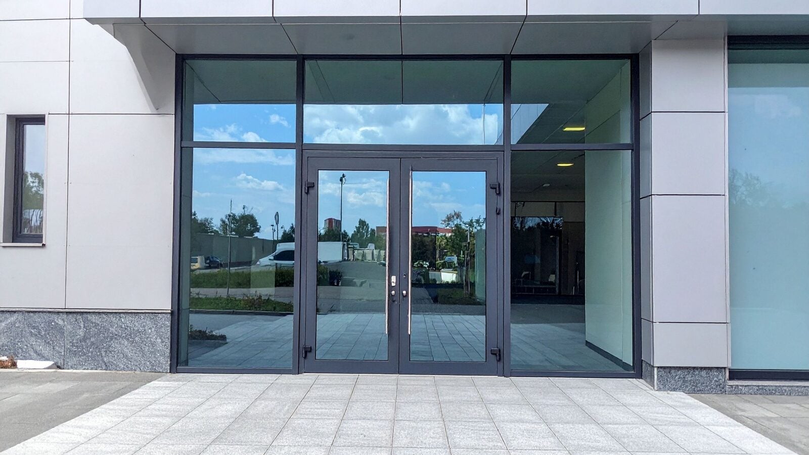 Professional office entrance managed by Vitality Management