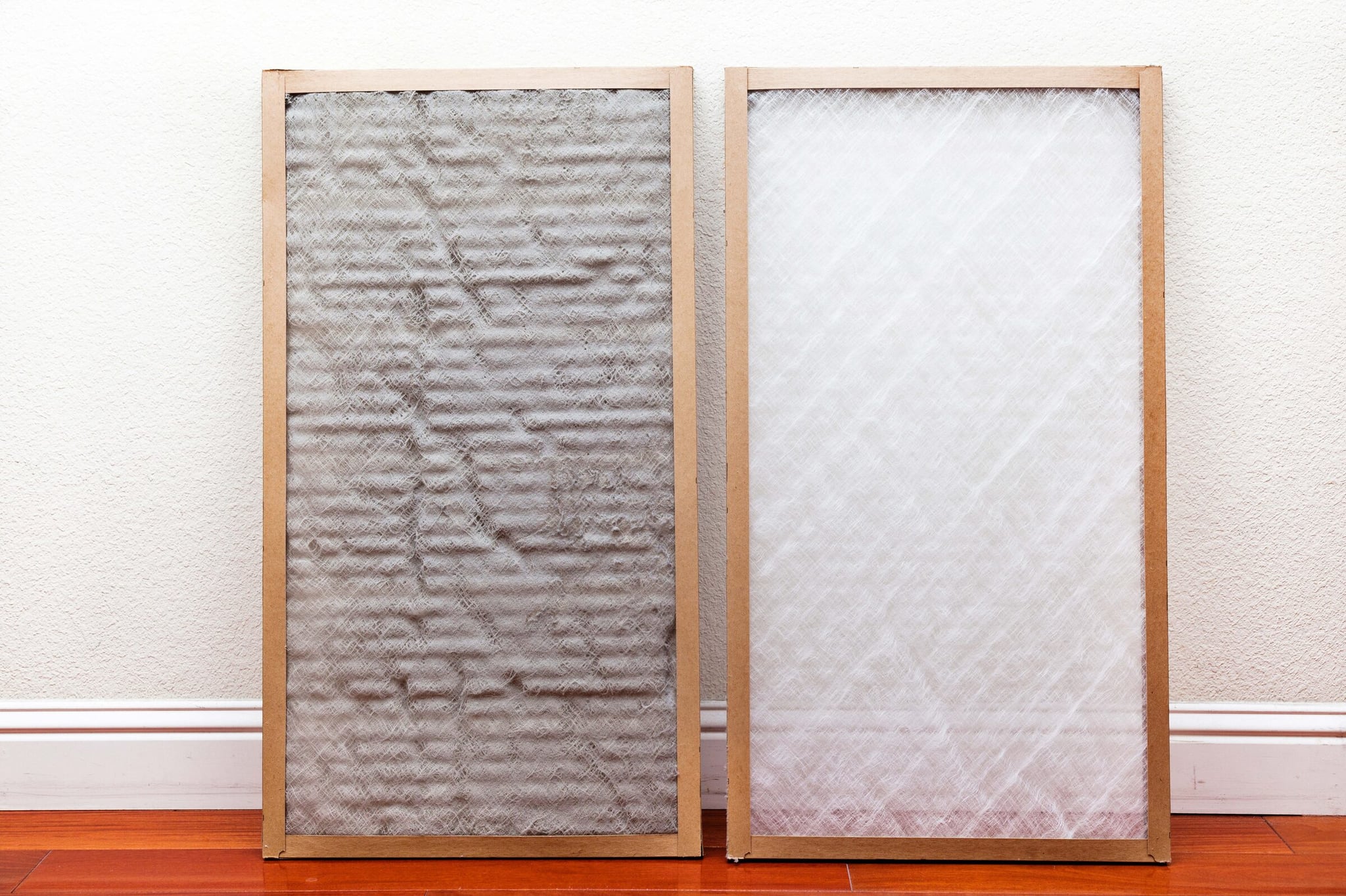 HVAC filter replacement by Vitality's maintenance team