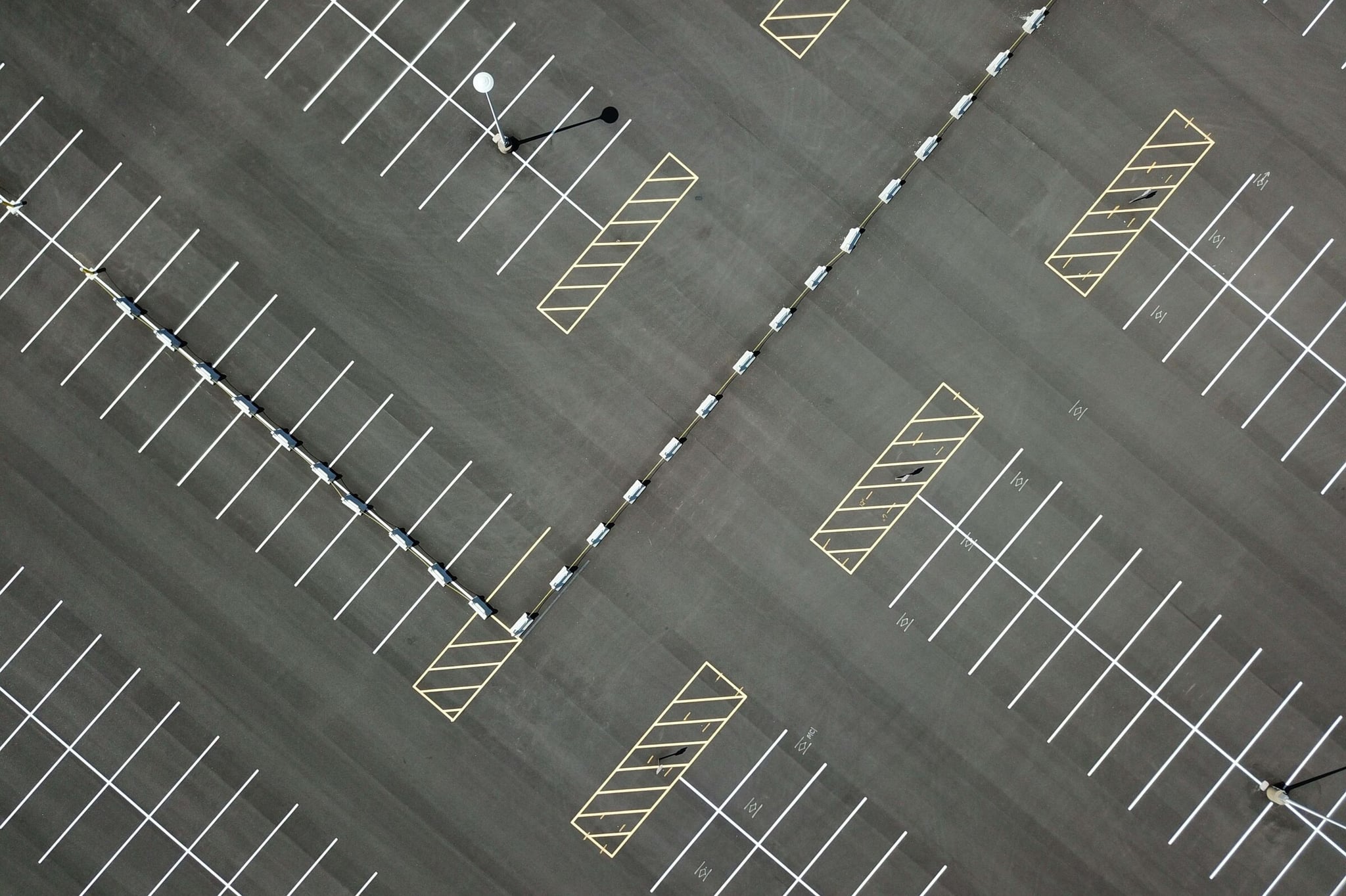 Multi-family complex parking lot managed by Vitality Management