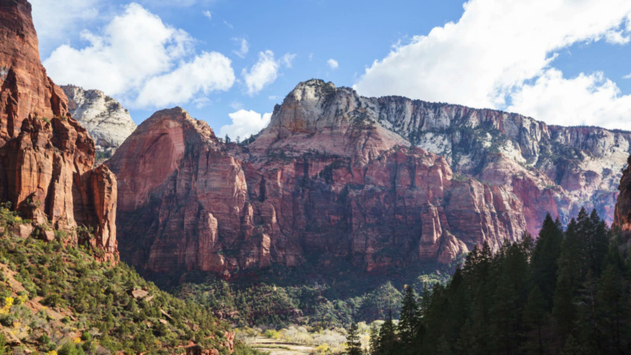 Red rock landscape of St. George, Utah
